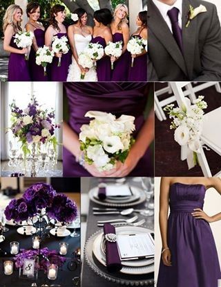 Donde están las novias que tendrán el color morado en su boda?  - 2