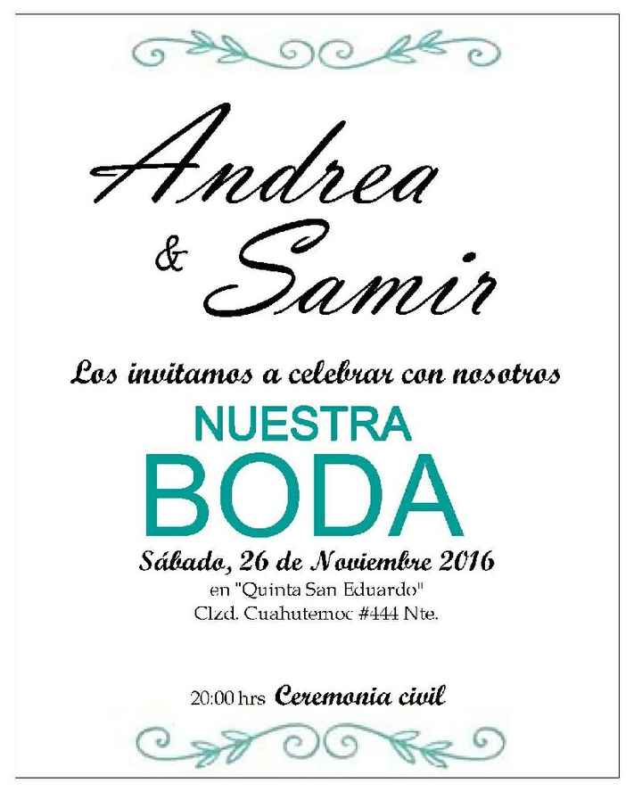 Presupuesto para invitaciones? vale la pena? - 2