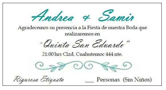 Presupuesto para invitaciones? vale la pena? - 3