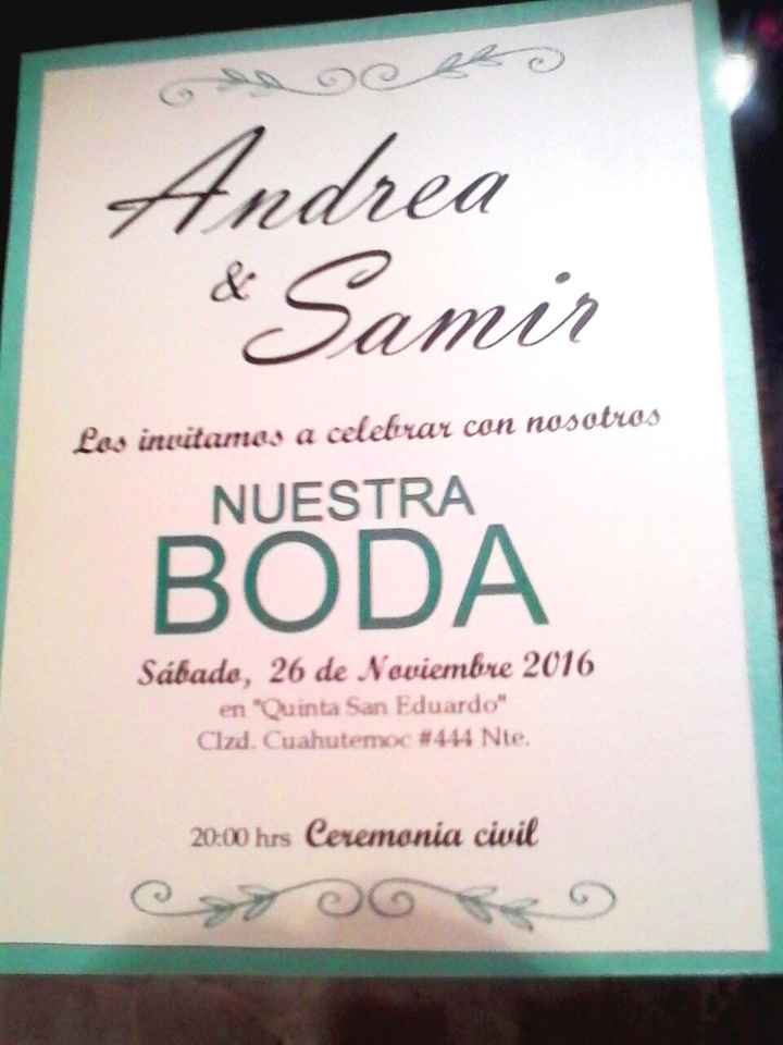 invitacion boda