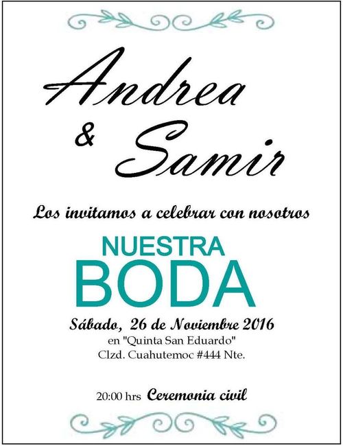 invitacion boda