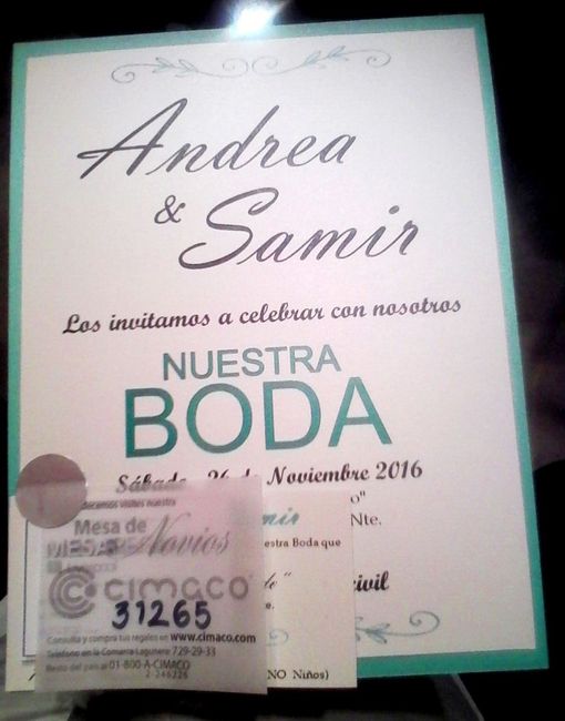 invitacion boda