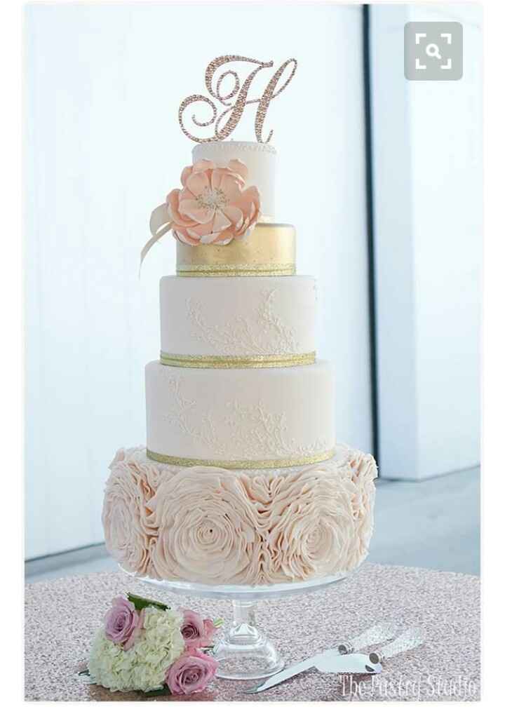 Pasteles para bodas estilo + glamorosa - 1