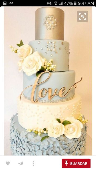 Pasteles para bodas estilo + glamorosa - 3