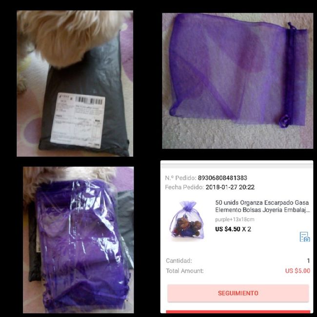 1er pedido Ali (bolsitas para recuerdos) - 1