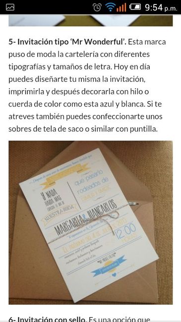 Necesitamos ayuda con nuestras invitaciones - 1