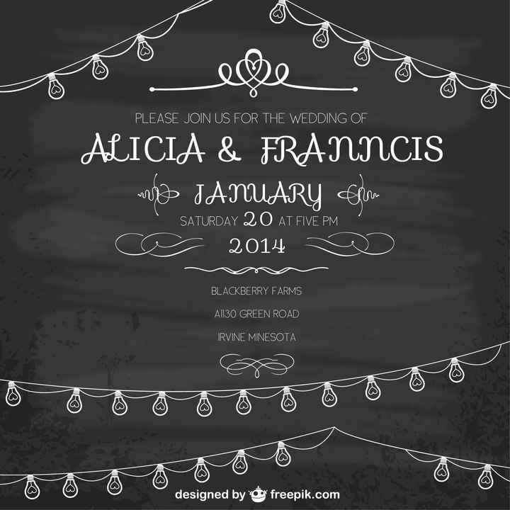 IDEA DE INVITACIONES.. ESTILO BOHEMIO