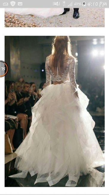 Vestidos de novia de dos piezas - 1