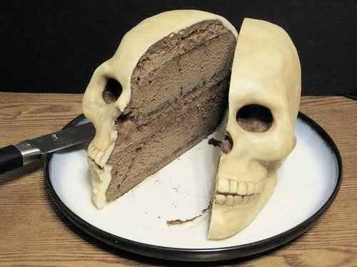 pastel calavera