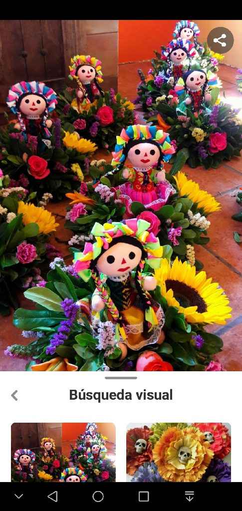 Decoración con flores mexicanas - 1