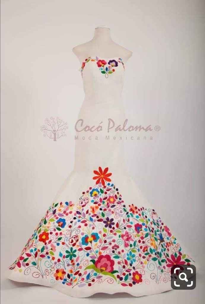 Vestido de novia mexiacno - 2