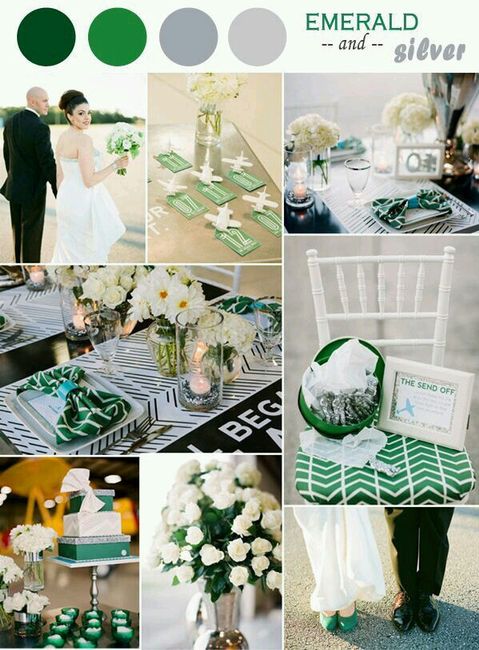 Decoración de boda en color 