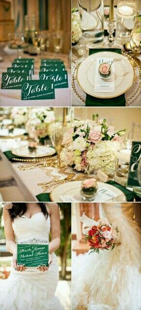 Decoración de boda en color 