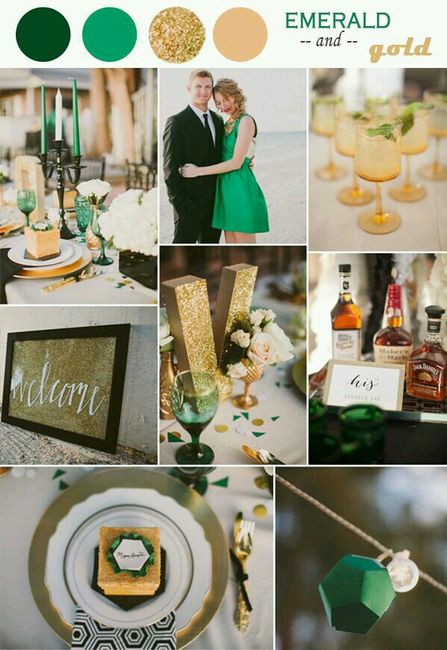 Decoración de boda en color 