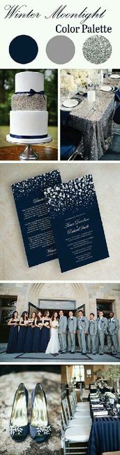 Combinación de azul rey y blanco - 1