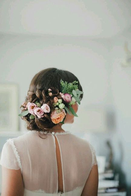 Tocados de novia con flores naturales - 2