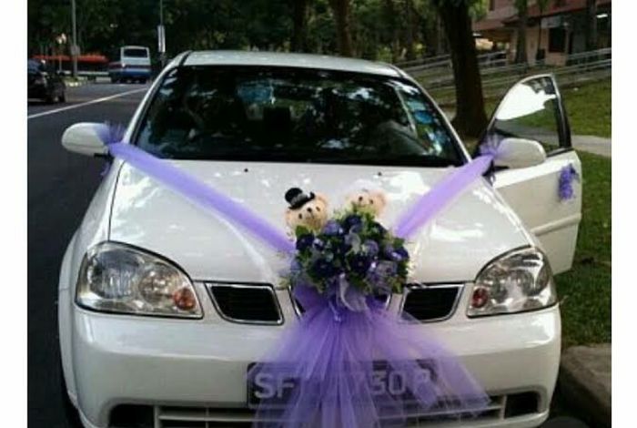 Arreglo de coche en tono morado 🌈💜 3