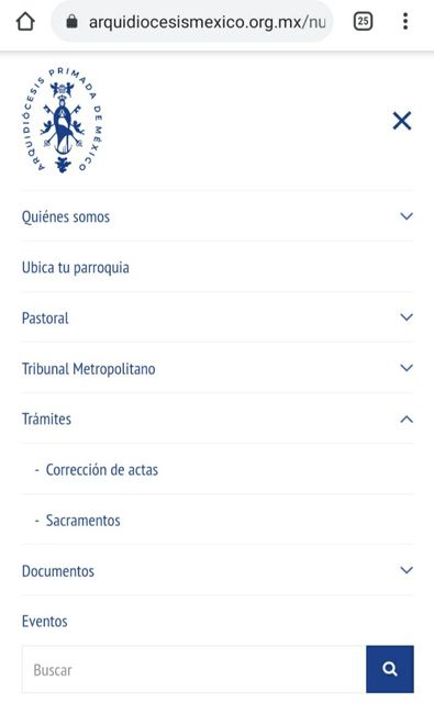 Corrección de nombre o apellidos en la Fe de Bautismo 1