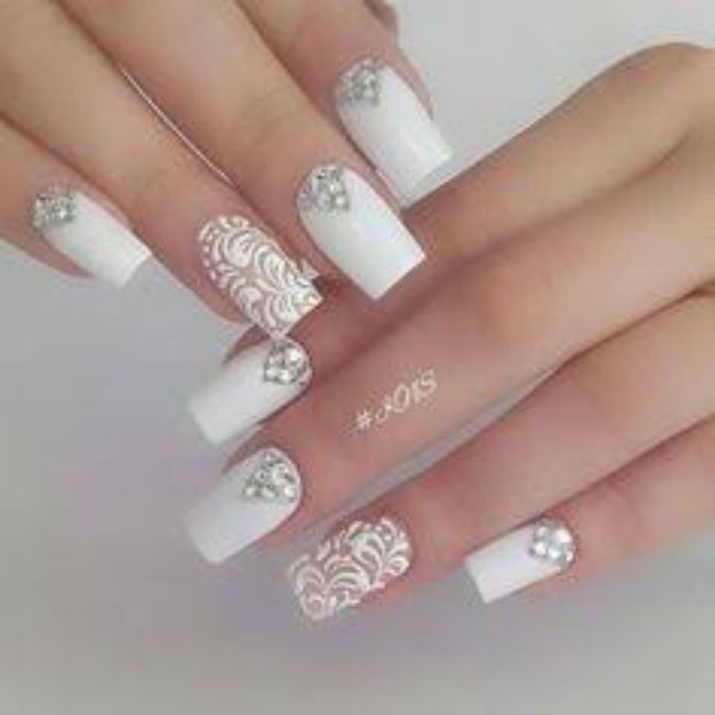 Uñas para el día de tú boda 💅 5