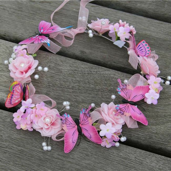 Tocados y coronas en rosa🎀 3