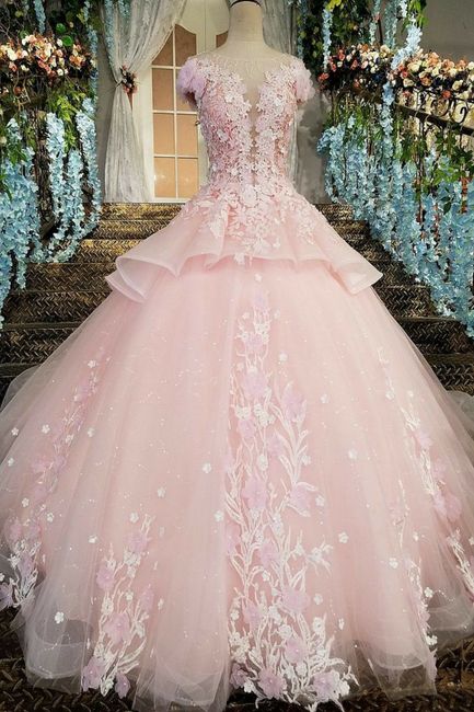 Vestidos de novia en rosa 🎀 3