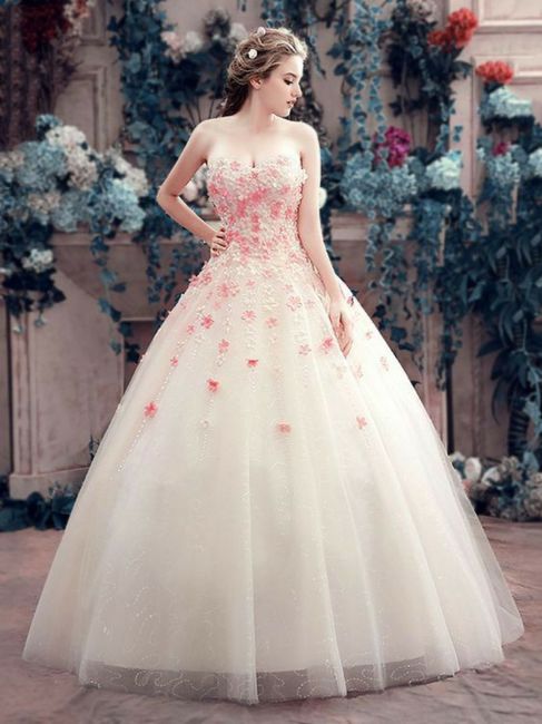 Vestidos de novia en rosa 🎀 4