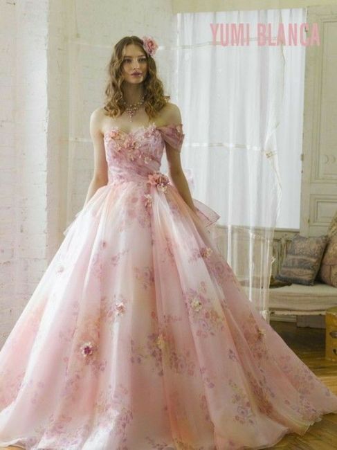 Vestidos de novia en rosa 🎀 5