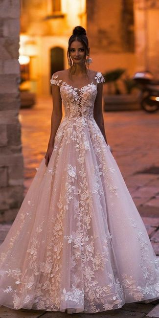 Vestidos de novia en rosa 🎀 6