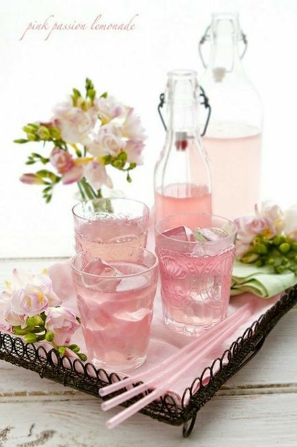 Coctelería en rosa 🎀 10
