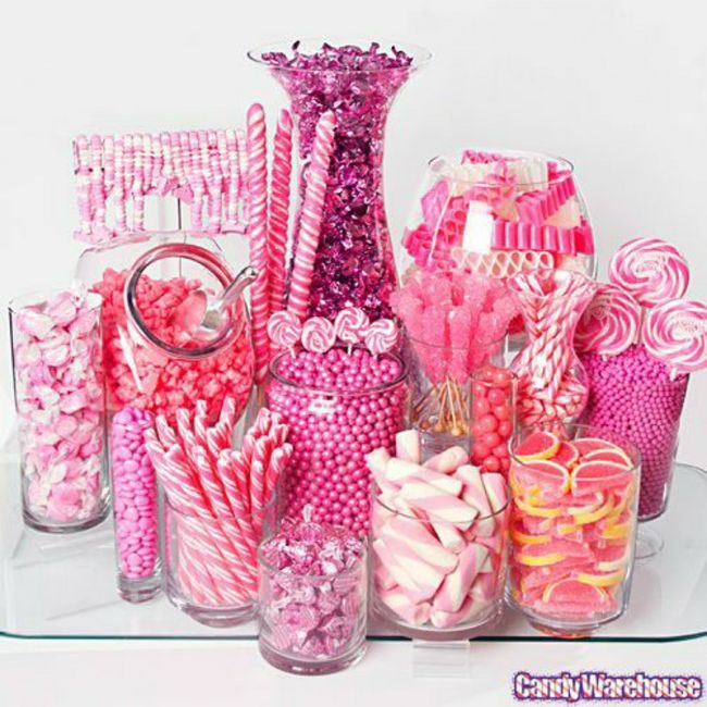 Mesa de dulces en rosa 🎀 5