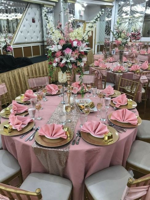 Mantelería en rosa 🎀 6