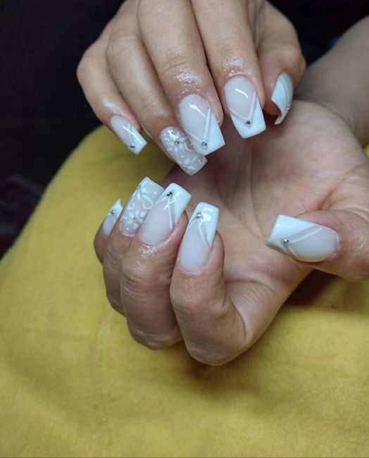 Ya me puse mi uñas me encantaron 2