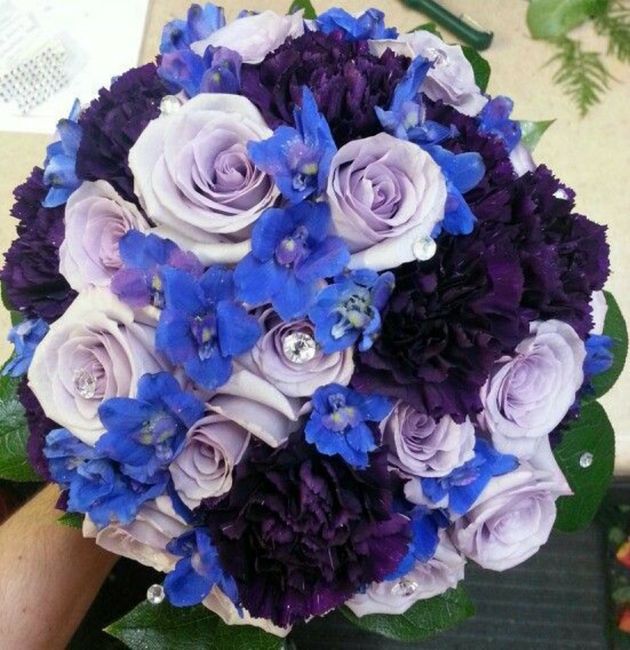 Ramos de novia en color oscuro 8