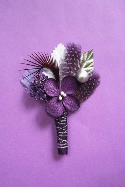 Boutonniere en tonos oscuros 8