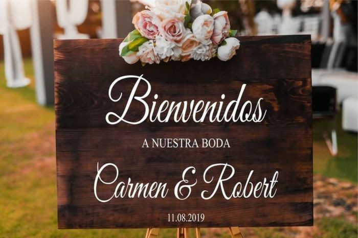 Letreros de bienvenida en tonos oscuros 4