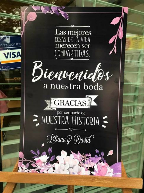 Letreros de bienvenida en tonos oscuros 5