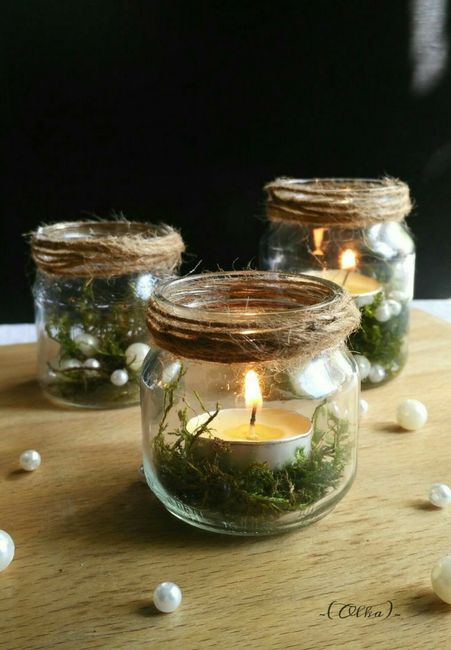 Centros de mesa con velas 3