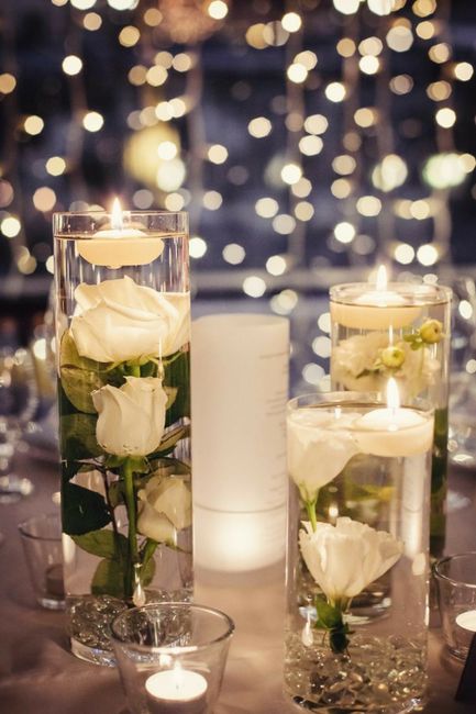 Centros de mesa con velas 4