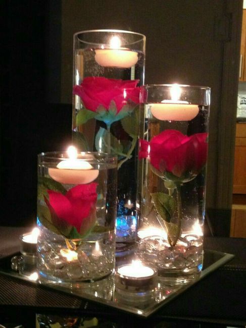 Centros de mesa con velas 5