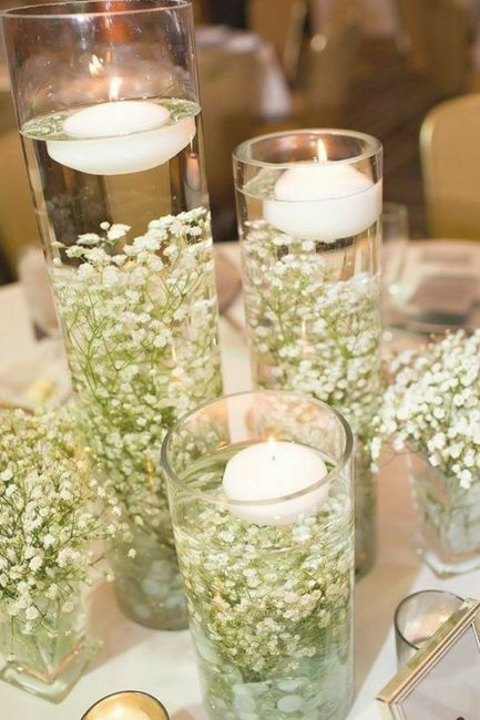Centros de mesa con velas 7