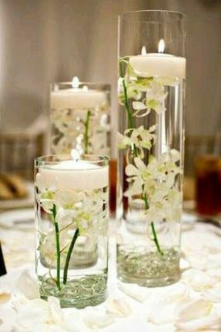 Centros de mesa con velas 11