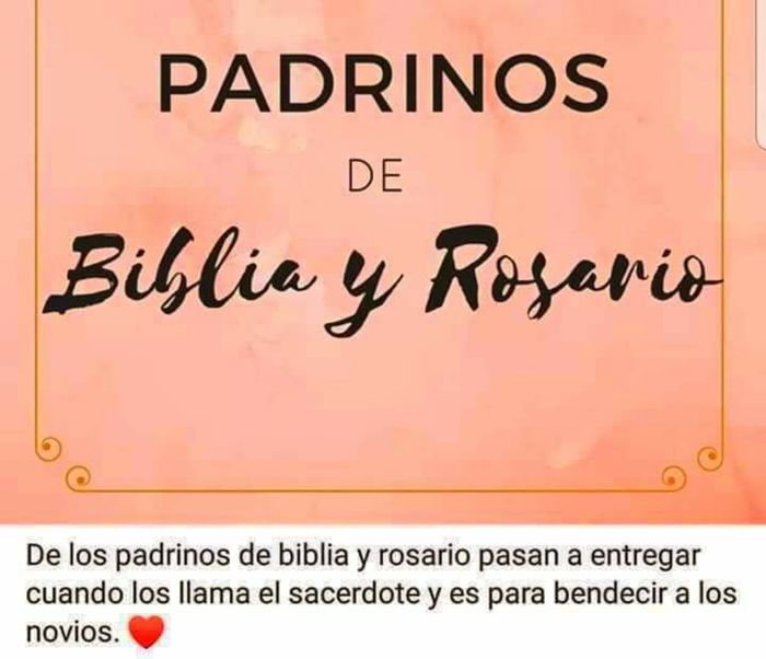Padrinos para la ceremonia religiosa 8