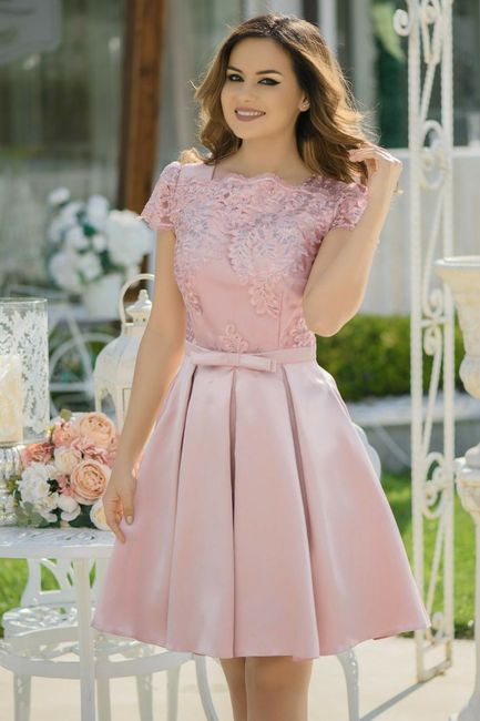 Vestidos color rosa para despedida de soltera 💗 - 3