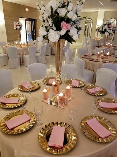 Boda en tono rosa y dorado - 6