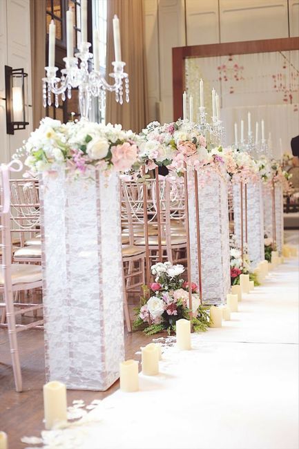 Decoración de iglesia en rosa 3