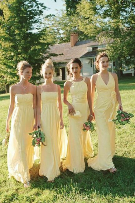 Vestidos para damas color amarillo 💛 - 1