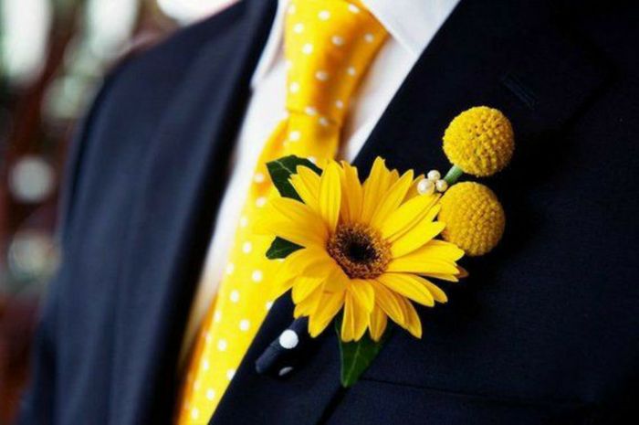 Corbatas en amarillo para el novio 💛💛 4