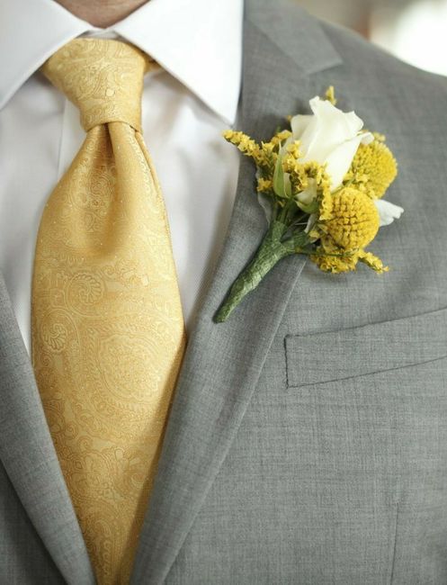 Corbatas en amarillo para el novio 💛💛 6