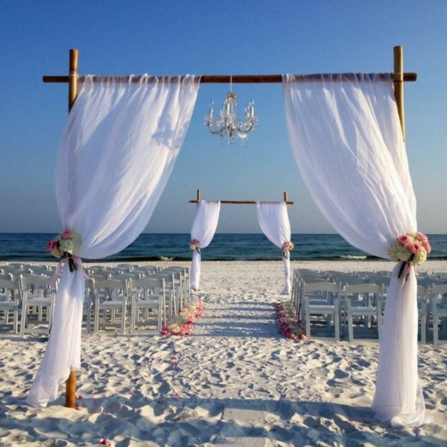 Ideas de altares en la playa 4