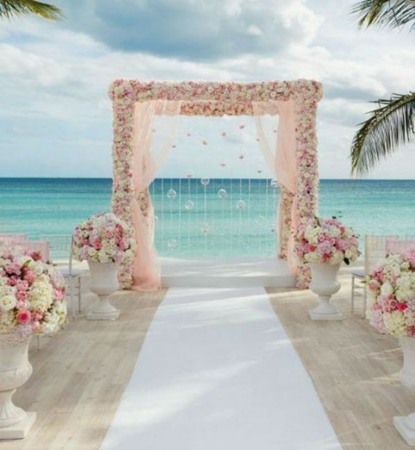 Ideas de altares en la playa 6